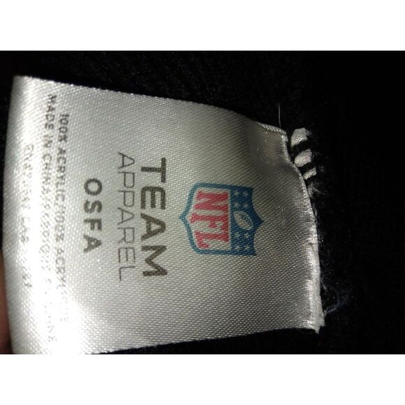 NFL Team Apparel Black Gray Seahawks Beanie - Picture 7 of 7